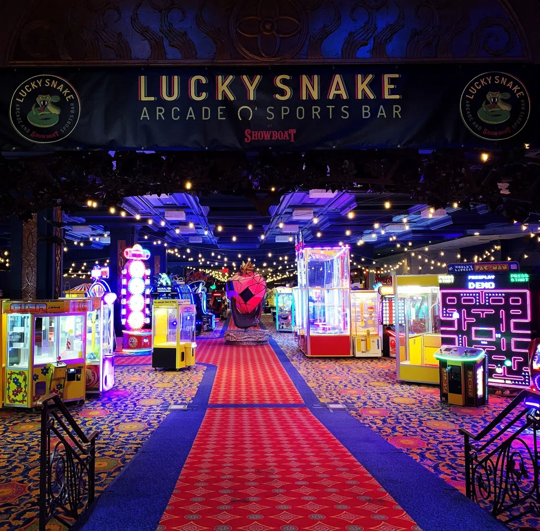 Lucky Snake Arcade at Showboat, Atlantic City