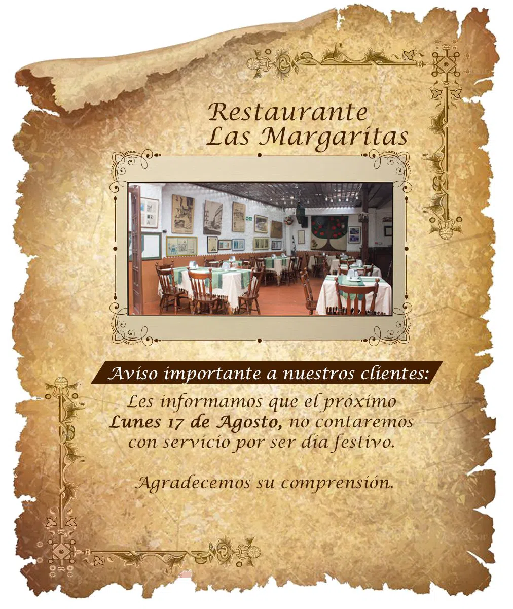 Restaurante Las Margaritas, Bogota