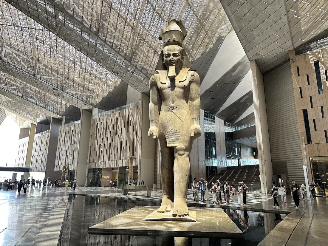 Grand Egyptian Museum — the Grand Staircase, Cairo
