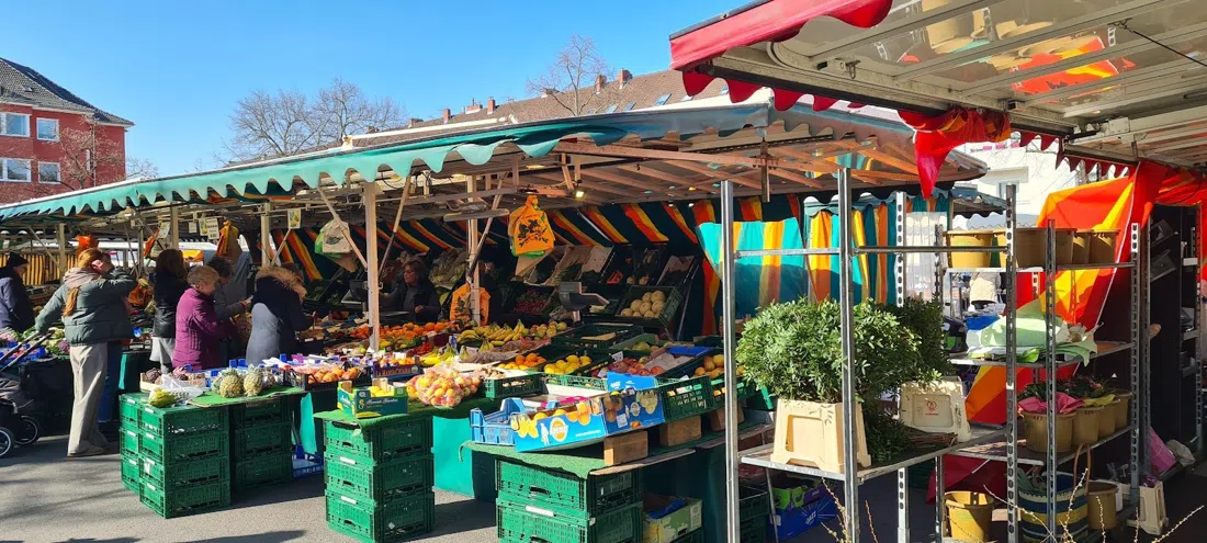 Wochenmarkt Auerbachplatz, Cologne