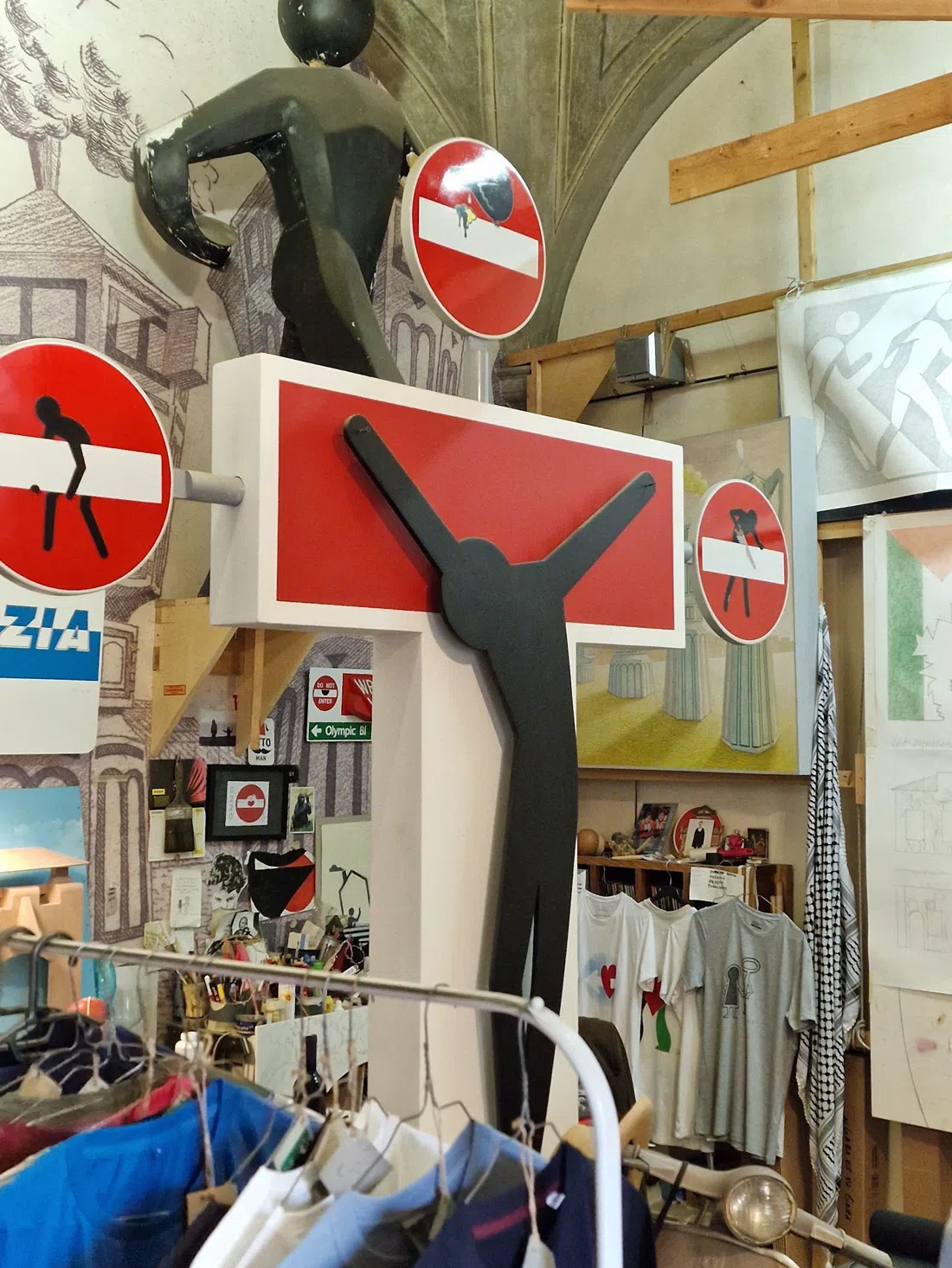 Clet Abraham Studio, Florence
