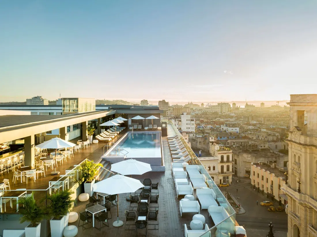 Gran Hotel Manzana Kempinski La Habana — rooftop terrace, Havana