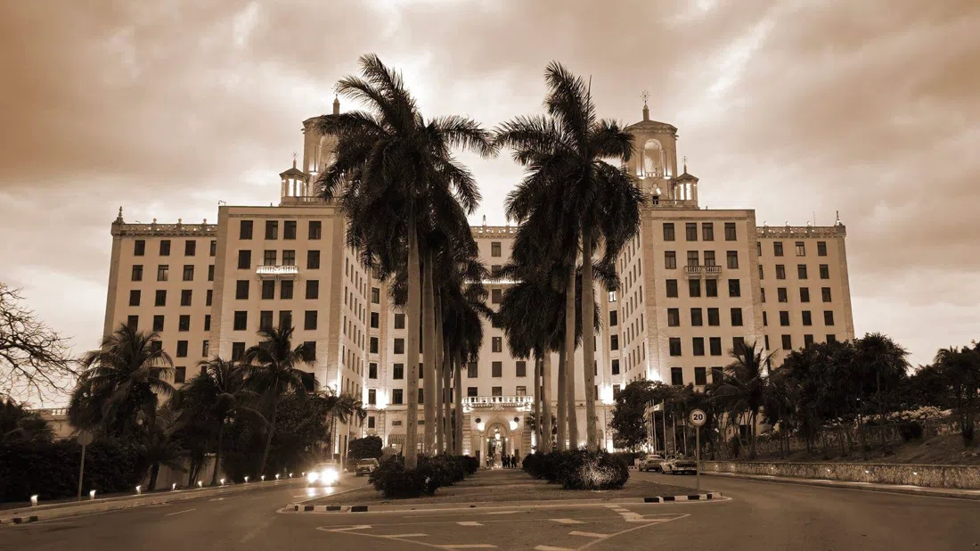 Hotel Nacional de Cuba — clifftop terrace and gardens, Havana