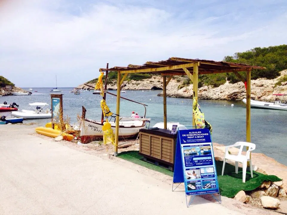 Portinatx fishing huts, Ibiza