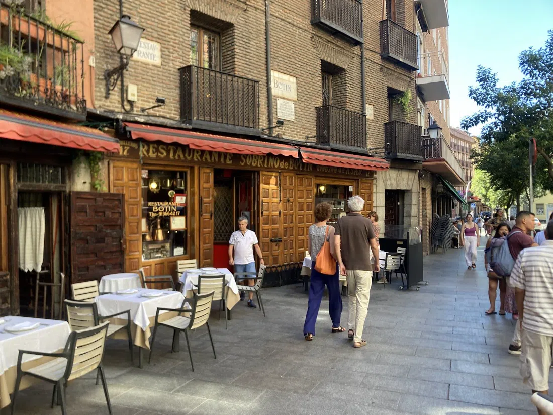 Sobrino de Botín, Madrid