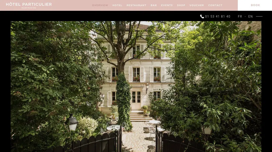 Le Très Particulier (Hôtel Particulier Montmartre), Paris