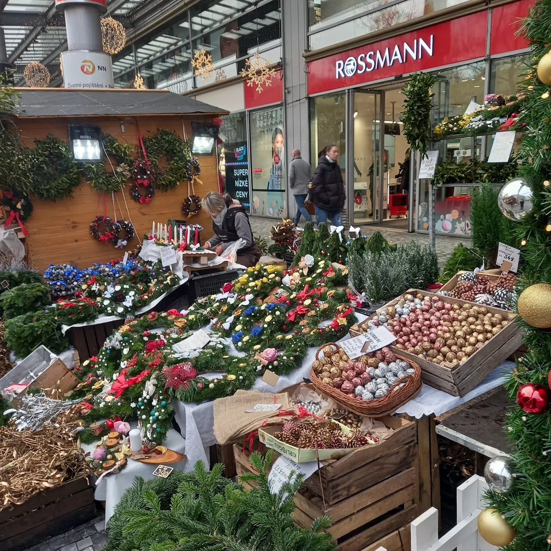 Vánoční trhy Anděl (Farmářské trhy Anděl), Prague