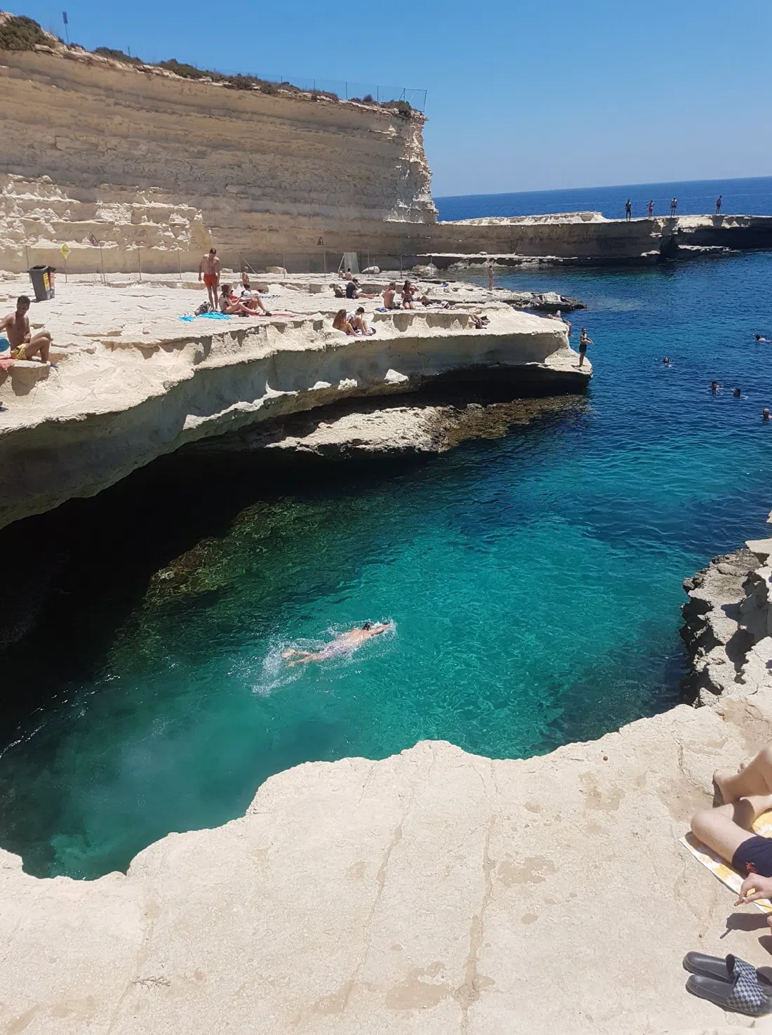 St Peter's Pool, St Julian's